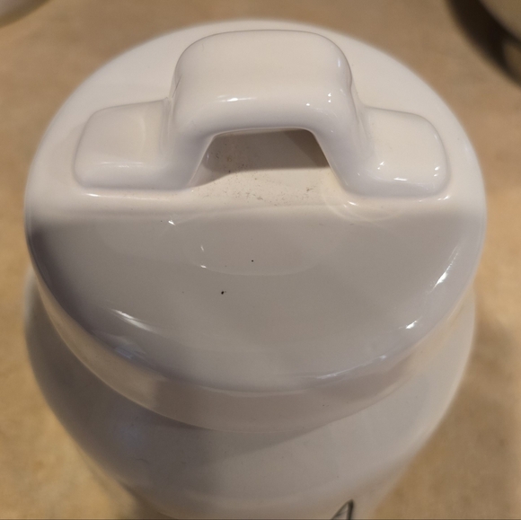 Rae Dunn White Tea Canister - Picture 3 of 3